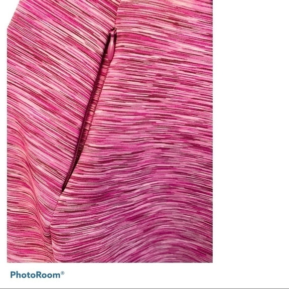 NEW DAKINI Athletic Ponte Knit Pink Gray Dress Size Large - Picture 5 of 7